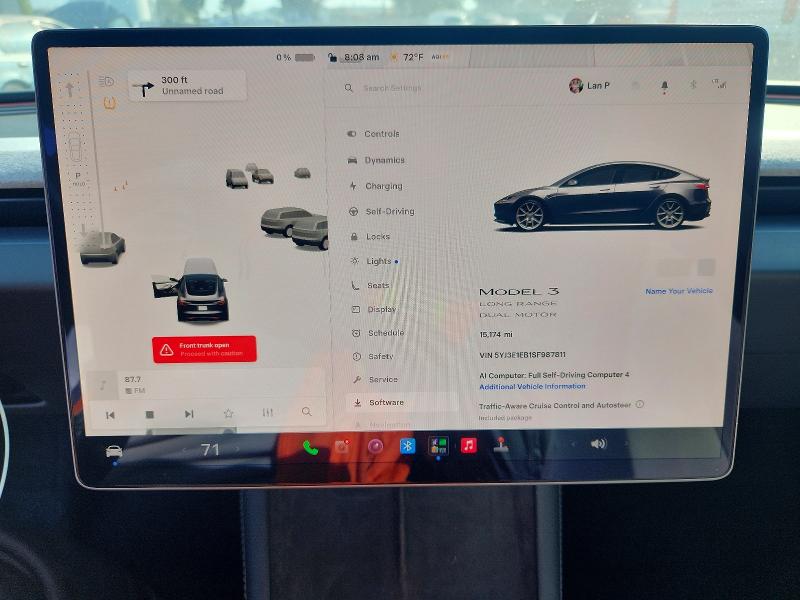 57928816 :رقم المزاد ، 5YJ3E1EB1SF987811 vin ، 2025 Tesla Model 3 مزاد بيع