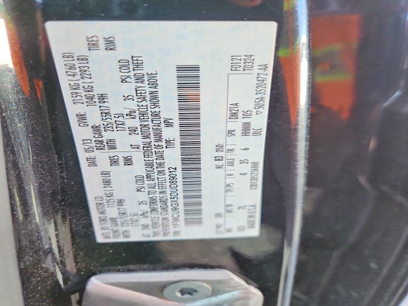 Продажа на аукционе авто 2013 Ford Escape, vin: 1FMCU9GX5DUD89012, номер лота: 55646936