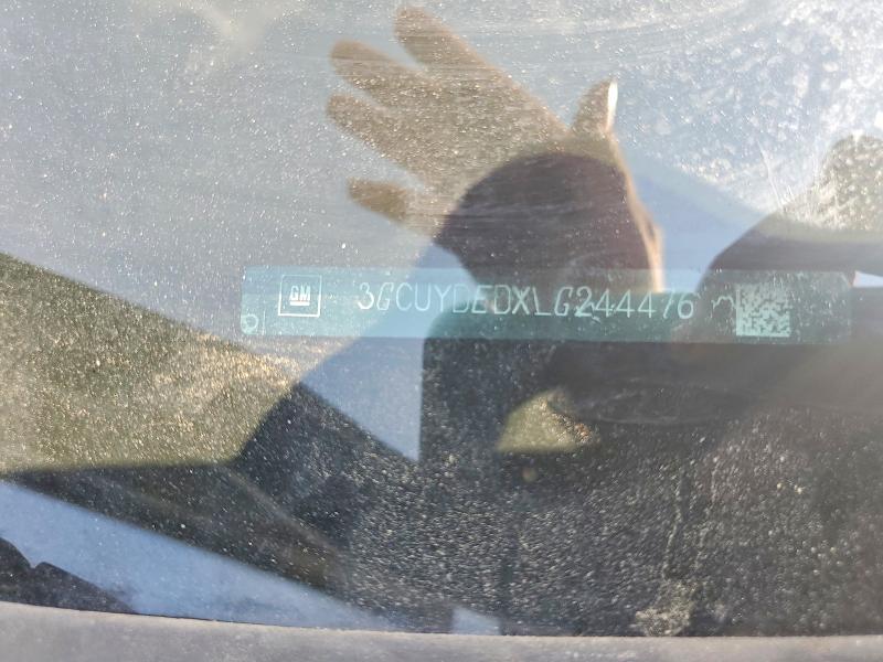 56524756 :رقم المزاد ، 3GCUYDEDXLG244476 vin ، 2020 Chevrolet Silverado مزاد بيع