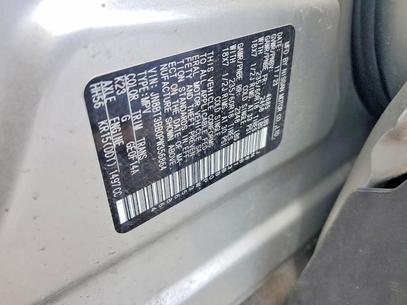 Продаж на аукціоні авто 2023 Nissan Rogue, vin: JN8BT3BB0PW356864, номер лоту: 57832756