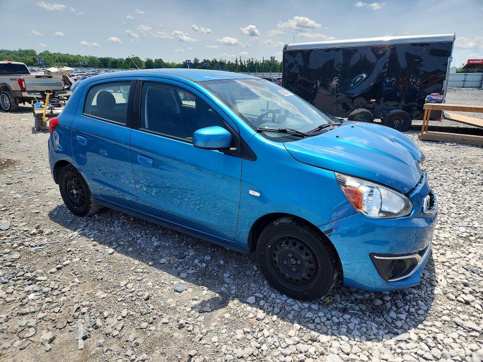 2019 Mitsubishi Mirage მანქანა იყიდება აუქციონზე, vin: ML32A3HJ3KH014292, აუქციონის ნომერი: 58008126
