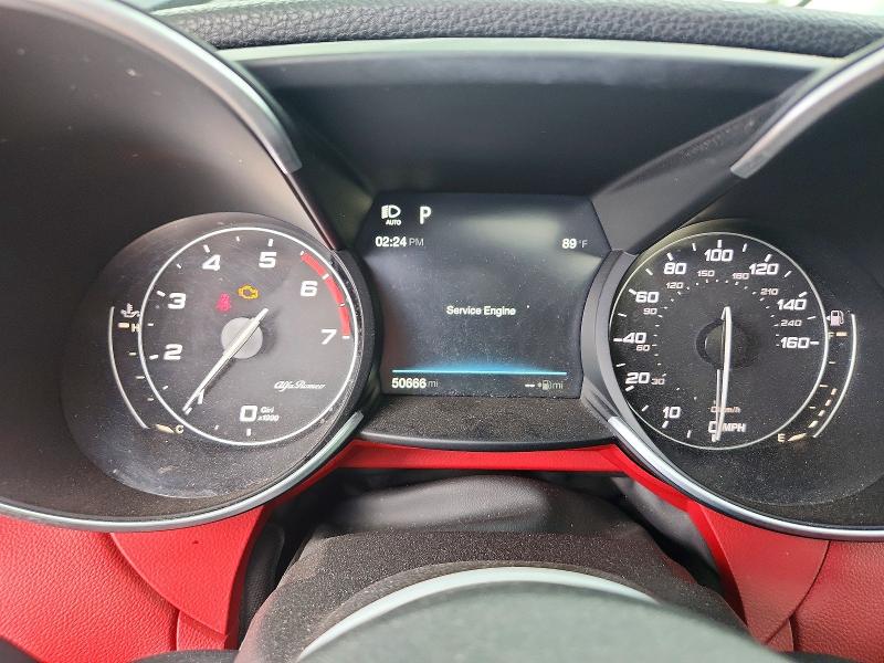 57572416 :رقم المزاد ، ZARFAEEN4H7544406 vin ، 2017 Alfa Romeo Giulia مزاد بيع