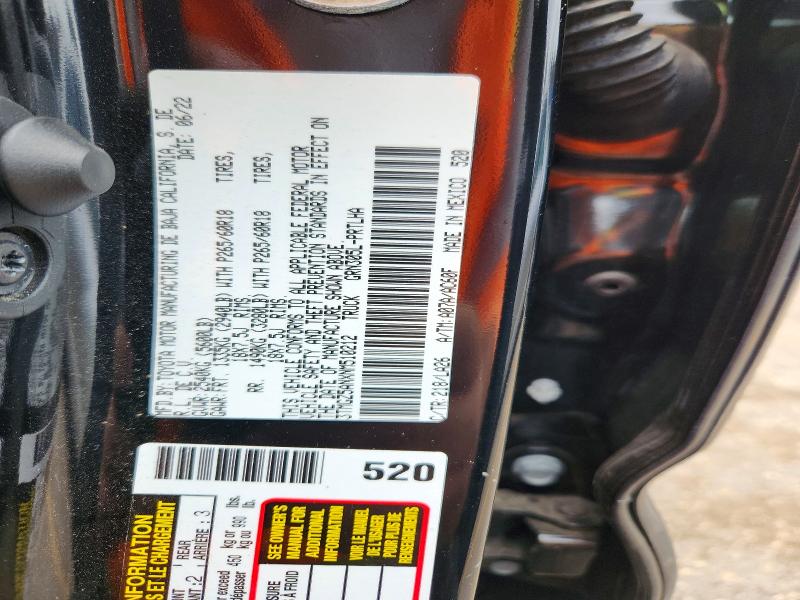 Aukcja sprzedaży 2022 Toyota Tacoma, vin: 3TMGZ5ANXNM510212, numer aukcji: 58013646