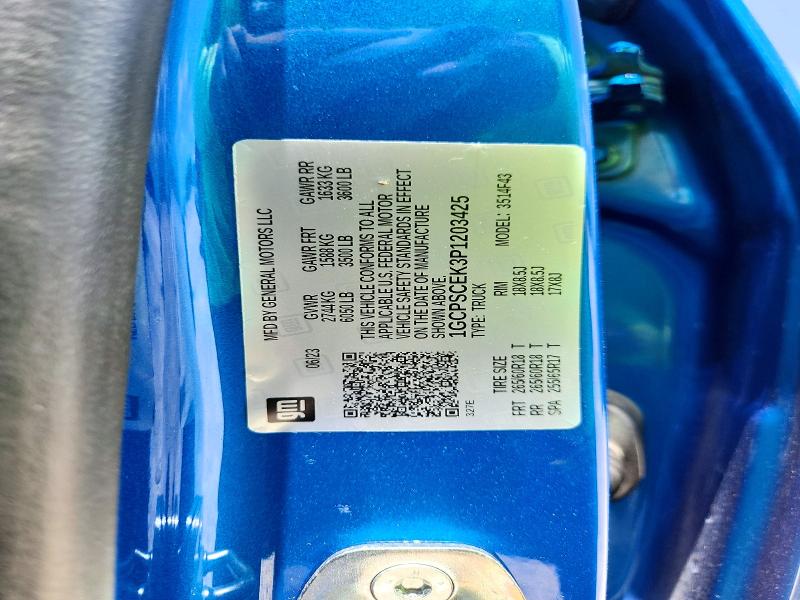 58822676 :رقم المزاد ، 1GCPSCEK3P1203425 vin ، 2023 Chevrolet Colorado مزاد بيع