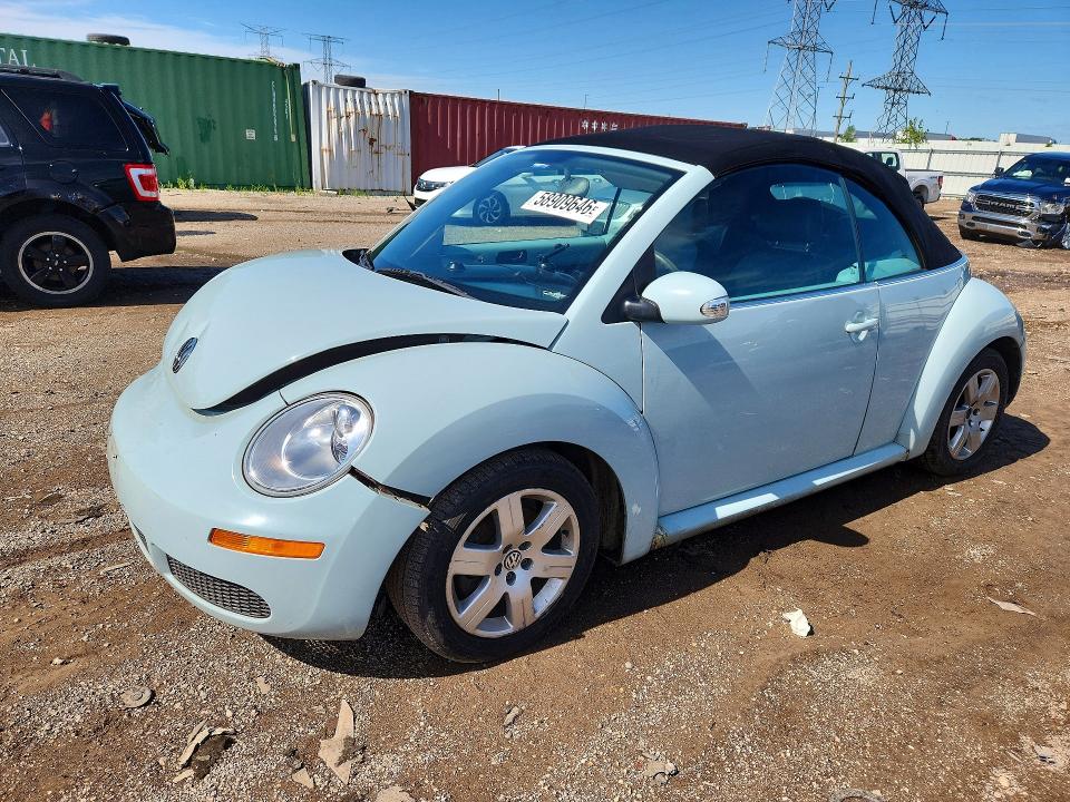 2006 Volkswagen New Beetle მანქანა იყიდება აუქციონზე, vin: 3VWRF31Y56M322261, აუქციონის ნომერი: 58909646