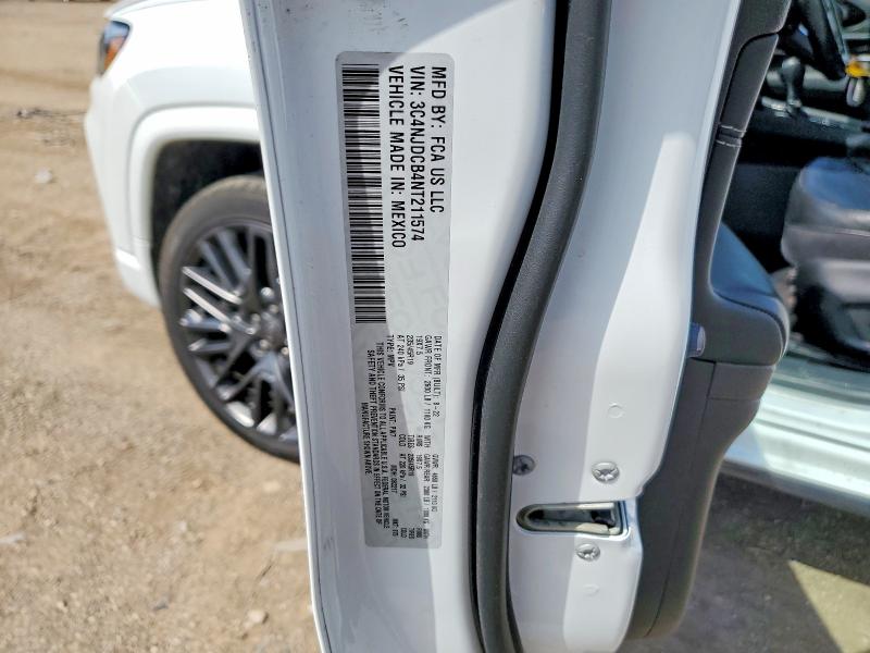 58094076 :رقم المزاد ، 3C4NJDCB4NT211574 vin ، 2022 Jeep Compass مزاد بيع
