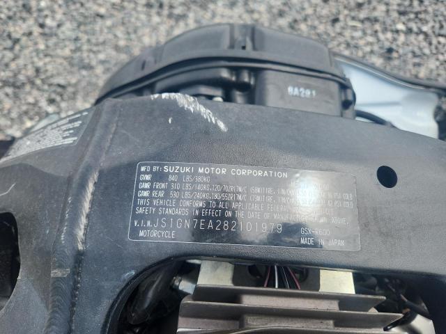 2008 Suzuki Gsx-r600 მანქანა იყიდება აუქციონზე, vin: JS1GN7EA282101979, აუქციონის ნომერი: 55753046