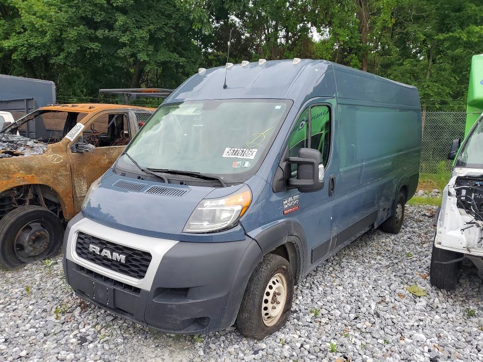 2020 Ram Promaster 3500 მანქანა იყიდება აუქციონზე, vin: 3C6URVJG0LE133960, აუქციონის ნომერი: 56776786