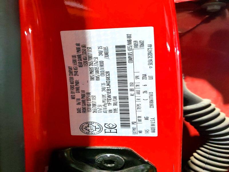 Продажа на аукционе авто 2018 Ford F150, vin: 1FTEW1EB1JKE68328, номер лота: 59284226