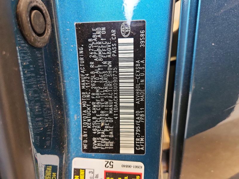 Aukcja sprzedaży 2025 Toyota Camry, vin: 4T1DAACKXSU090735, numer aukcji: 51684786