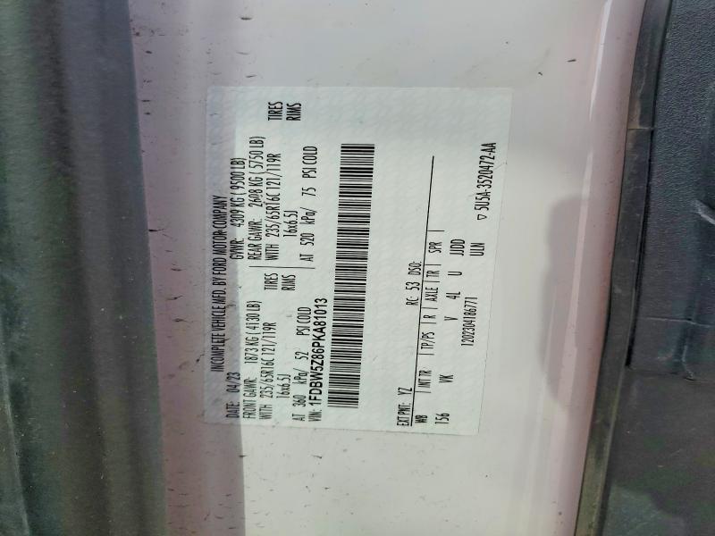 Aukcja sprzedaży 2023 Ford Transit, vin: 1FDBW5Z86PKA81013, numer aukcji: 55532876
