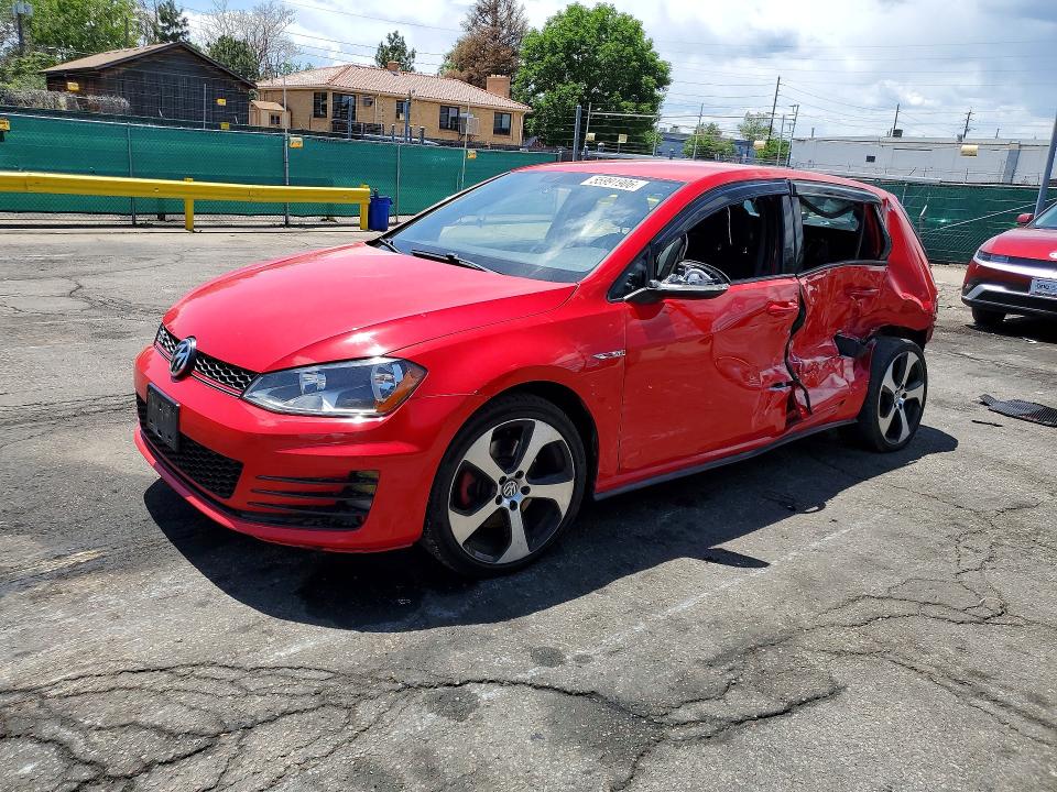 Auction sale of the 2016 Volkswagen Gti, vin: 3VW5T7AU6GM036075, lot number: 55991906
