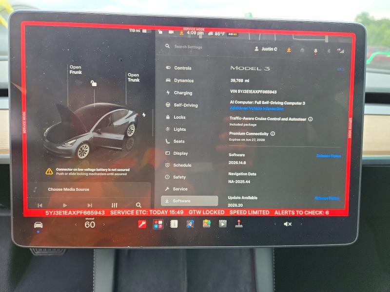 Продаж на аукціоні авто 2023 Tesla Model 3, vin: 5YJ3E1EAXPF665943, номер лоту: 58017306