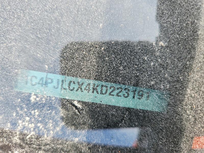 2019 Jeep Cherokee მანქანა იყიდება აუქციონზე, vin: 1C4PJLCX4KD223191, აუქციონის ნომერი: 56814976