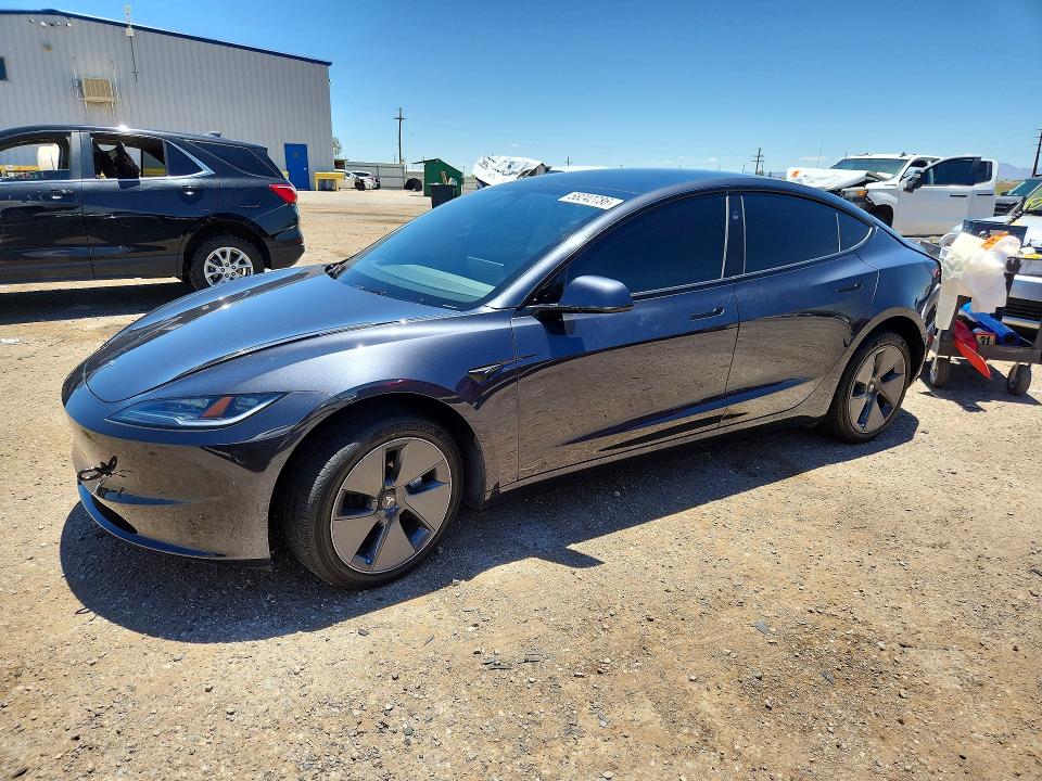 58242786 :رقم المزاد ، 5YJ3E1EA1SF048486 vin ، 2025 Tesla Model 3 مزاد بيع
