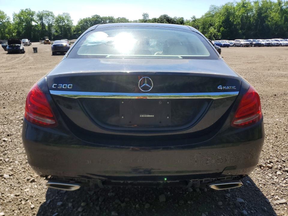 2015 Mercedes-benz C მანქანა იყიდება აუქციონზე, vin: 55SWF4KB6FU022074, აუქციონის ნომერი: 56539766
