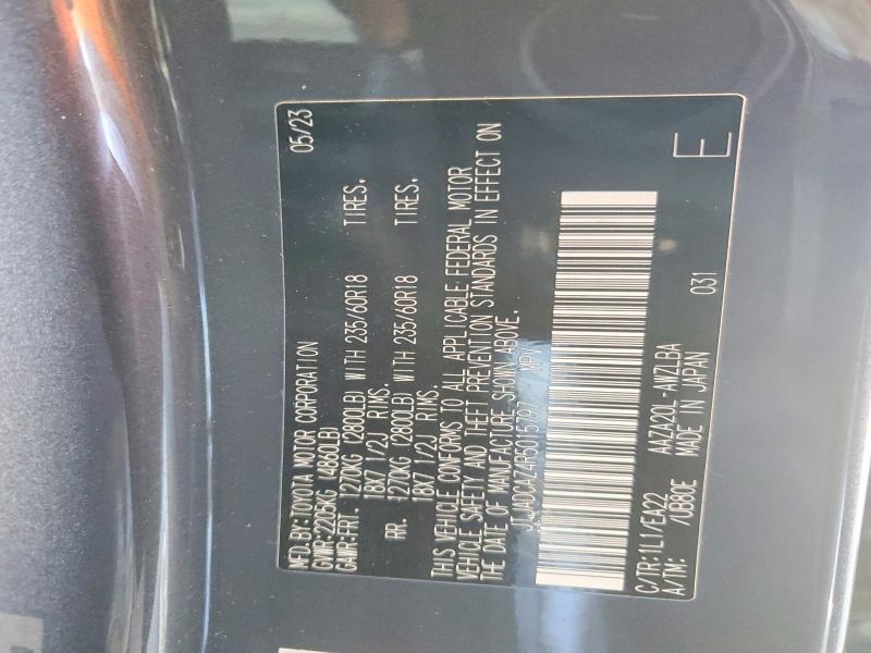 2024 Lexus Nx 250 მანქანა იყიდება აუქციონზე, vin: JTJADCAZ4R5015797, აუქციონის ნომერი: 85611225