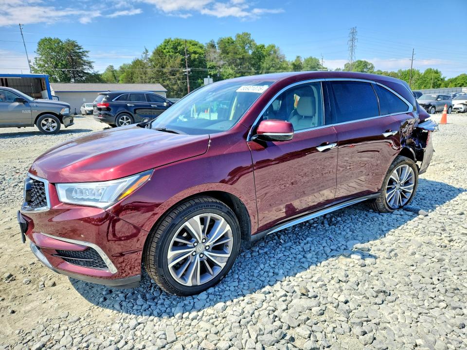 2018 Acura Mdx მანქანა იყიდება აუქციონზე, vin: 5J8YD4H79JL017140, აუქციონის ნომერი: 55921076