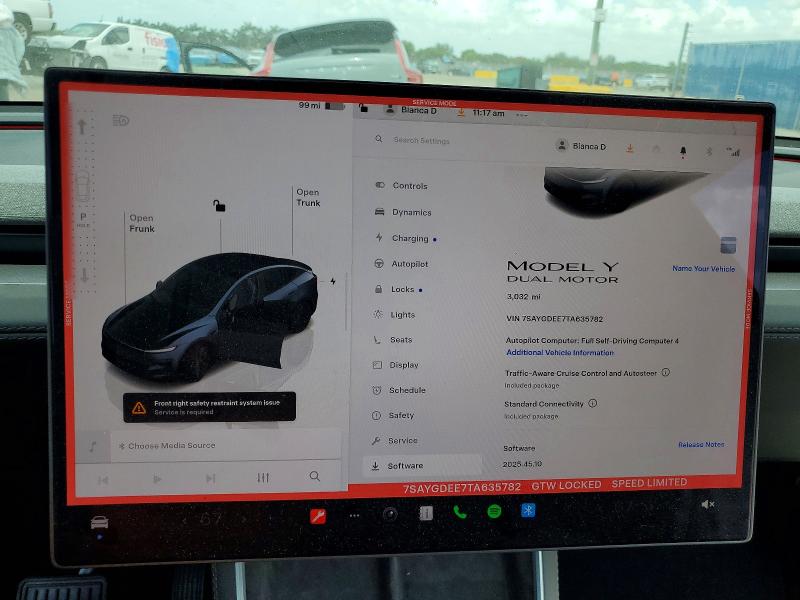 Продаж на аукціоні авто 2026 Tesla Model Y, vin: 7SAYGDEE7TA635782, номер лоту: 57815606