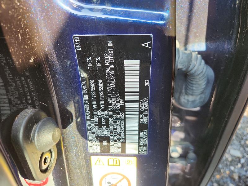 2019 Lexus Rx 450h მანქანა იყიდება აუქციონზე, vin: 2T2BGMCA9KC038055, აუქციონის ნომერი: 56717016