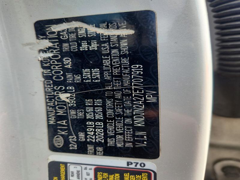 Aukcja sprzedaży 2014 Kia Soul, vin: KNDJN2A27E7707919, numer aukcji: 58441316