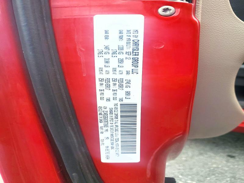 2013 Dodge Grand Caravan მანქანა იყიდება აუქციონზე, vin: 2C4RDGBG0DR572065, აუქციონის ნომერი: 57710476