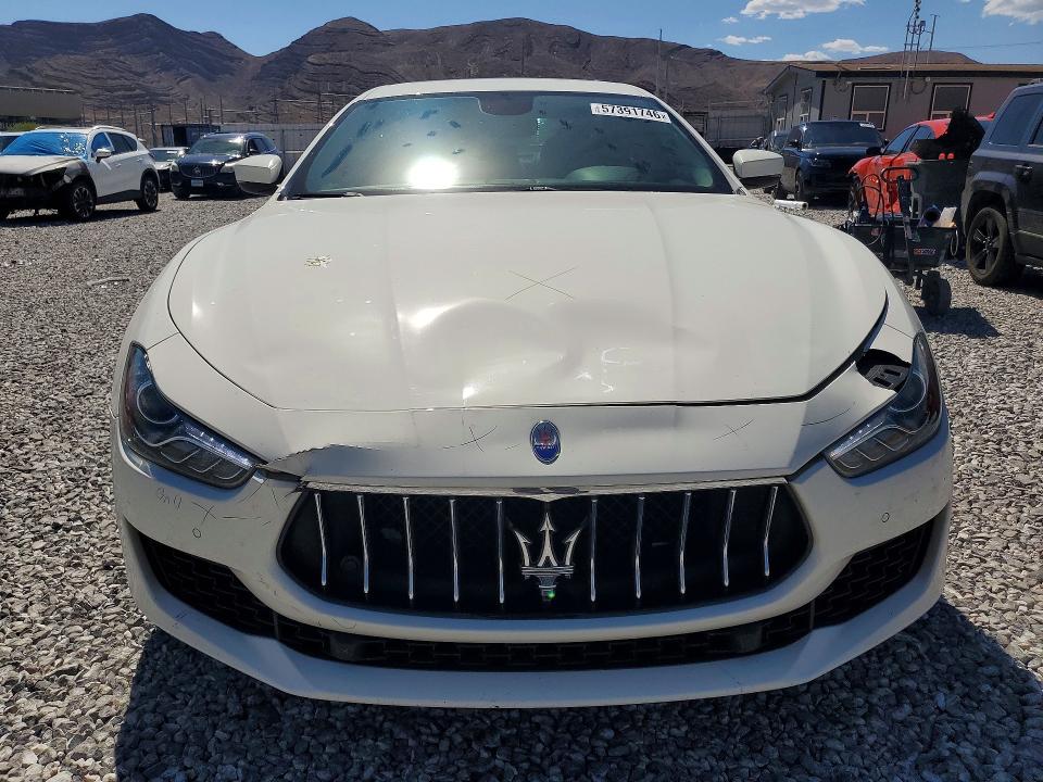2018 Maserati Ghibli მანქანა იყიდება აუქციონზე, vin: ZAM57YTA7J1292533, აუქციონის ნომერი: 57391746