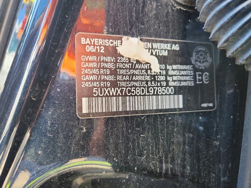 Продажа на аукционе авто 2013 Bmw X3, vin: 5UXWX7C58DL978500, номер лота: 55870226