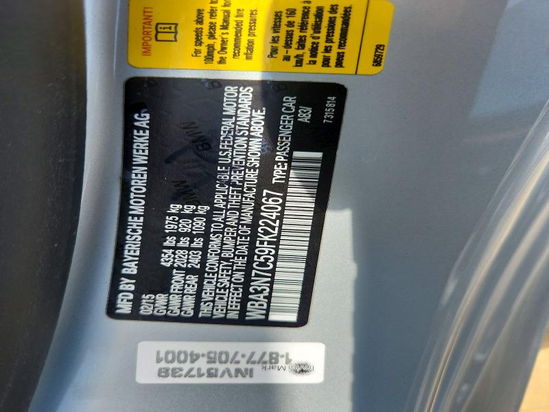Продаж на аукціоні авто 2015 Bmw 428, vin: WBA3N7C59FK224067, номер лоту: 56640256
