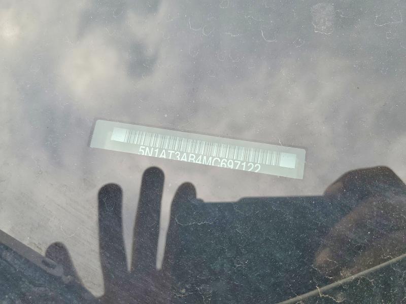 2021 Nissan Rogue მანქანა იყიდება აუქციონზე, vin: 5N1AT3AB4MC697122, აუქციონის ნომერი: 57689296