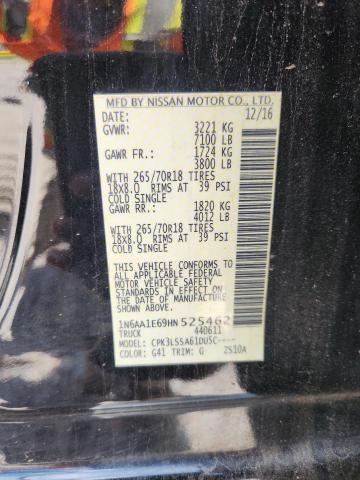Продаж на аукціоні авто 2017 Nissan Titan, vin: 1N6AA1E69HN525462, номер лоту: 55436756