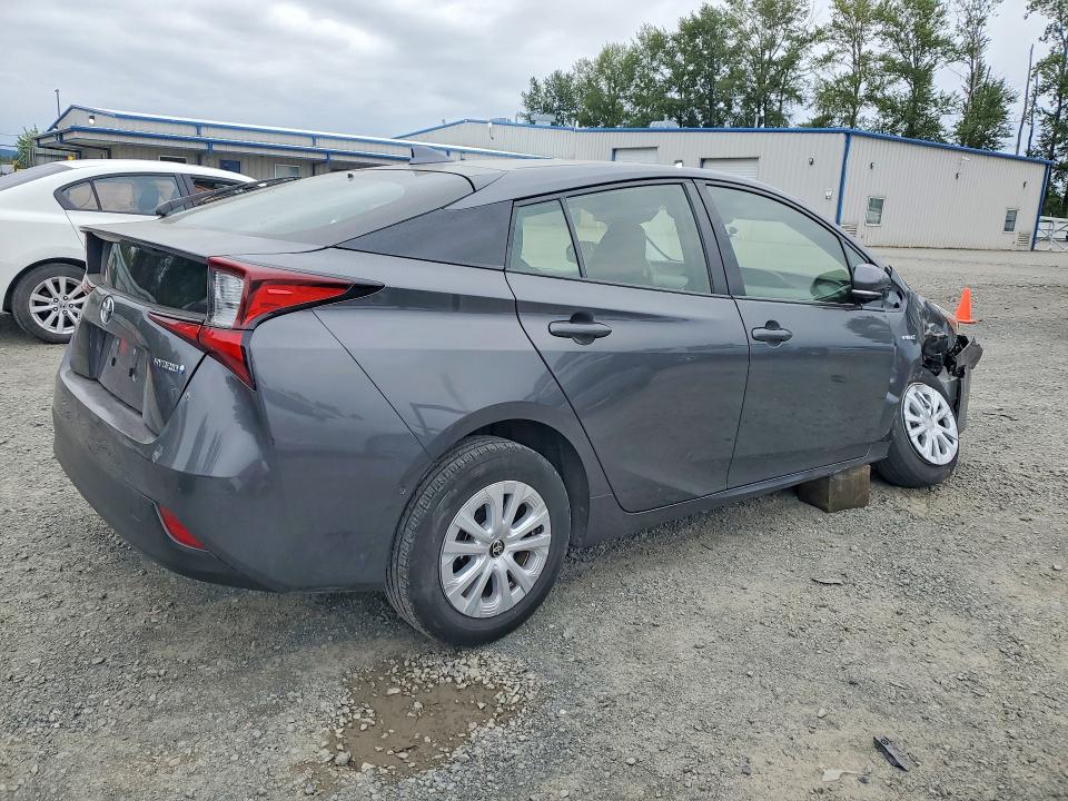 56747186 :رقم المزاد ، JTDKARFU6K3076070 vin ، 2019 Toyota Prius مزاد بيع