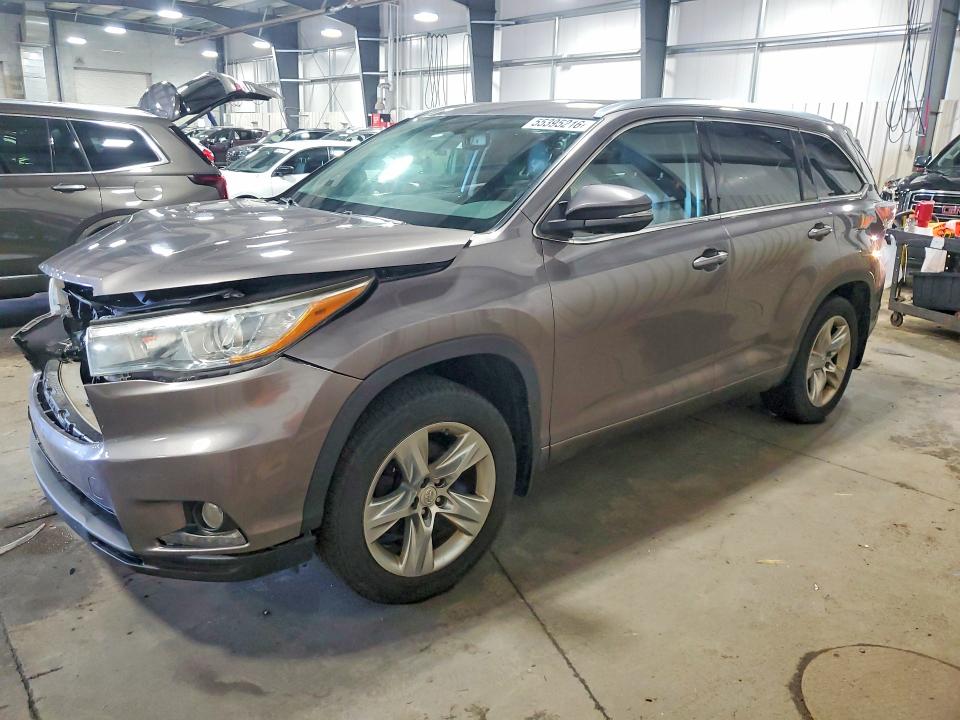 55395216 :رقم المزاد ، 5TDDKRFH7ES048662 vin ، 2014 Toyota Highlander مزاد بيع