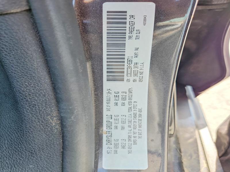 2015 Chrysler 200 მანქანა იყიდება აუქციონზე, vin: 1C3CCCCBXFN538711, აუქციონის ნომერი: 59160816