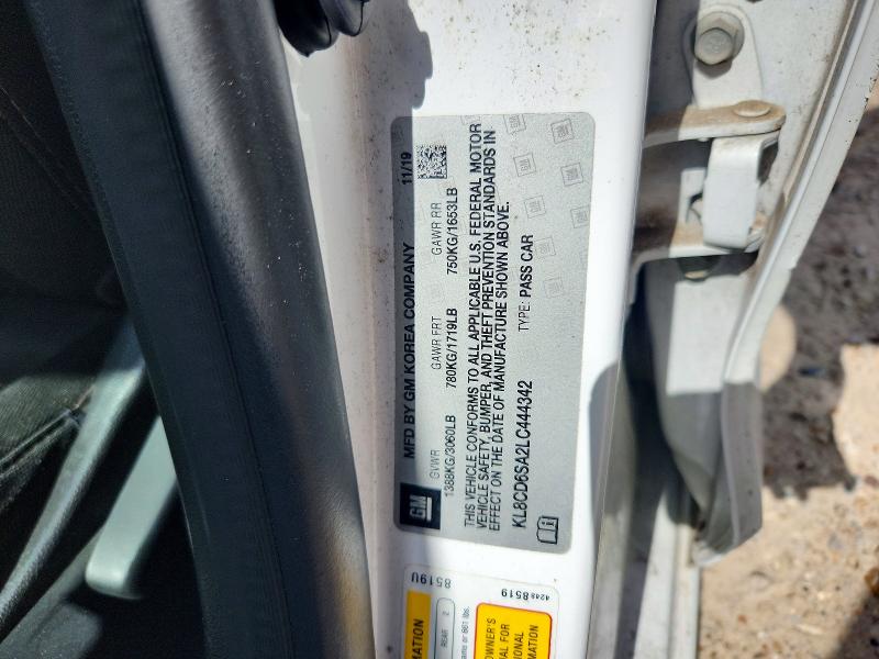 Продажа на аукционе авто 2020 Chevrolet Spark, vin: KL8CD6SA2LC444342, номер лота: 58286346
