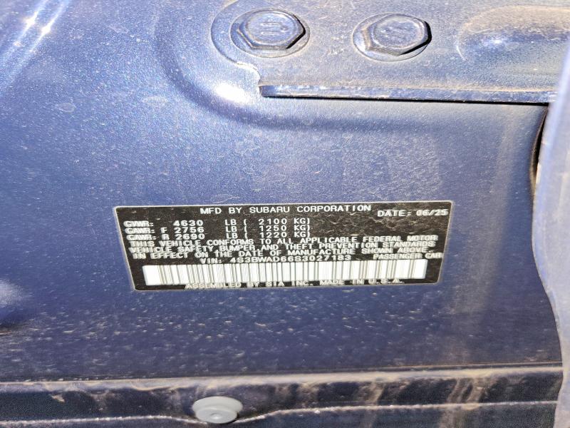 Aukcja sprzedaży 2025 Subaru Legacy, vin: 4S3BWAD66S3027183, numer aukcji: 55305086