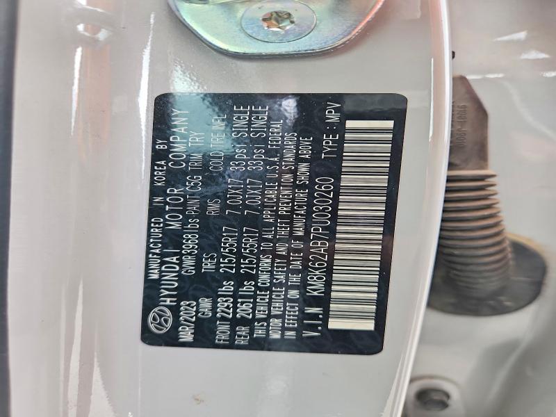 56714196 :رقم المزاد ، KM8K62AB7PU030260 vin ، 2023 Hyundai Kona مزاد بيع