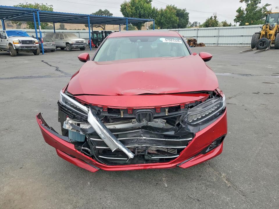 57591226 :رقم المزاد ، 1HGCV1F55NA013577 vin ، 2022 Honda Accord مزاد بيع