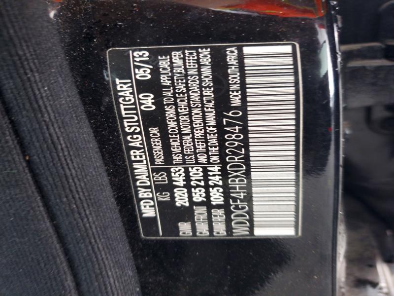 2013 Mercedes-benz C მანქანა იყიდება აუქციონზე, vin: WDDGF4HBXDR298476, აუქციონის ნომერი: 57296616