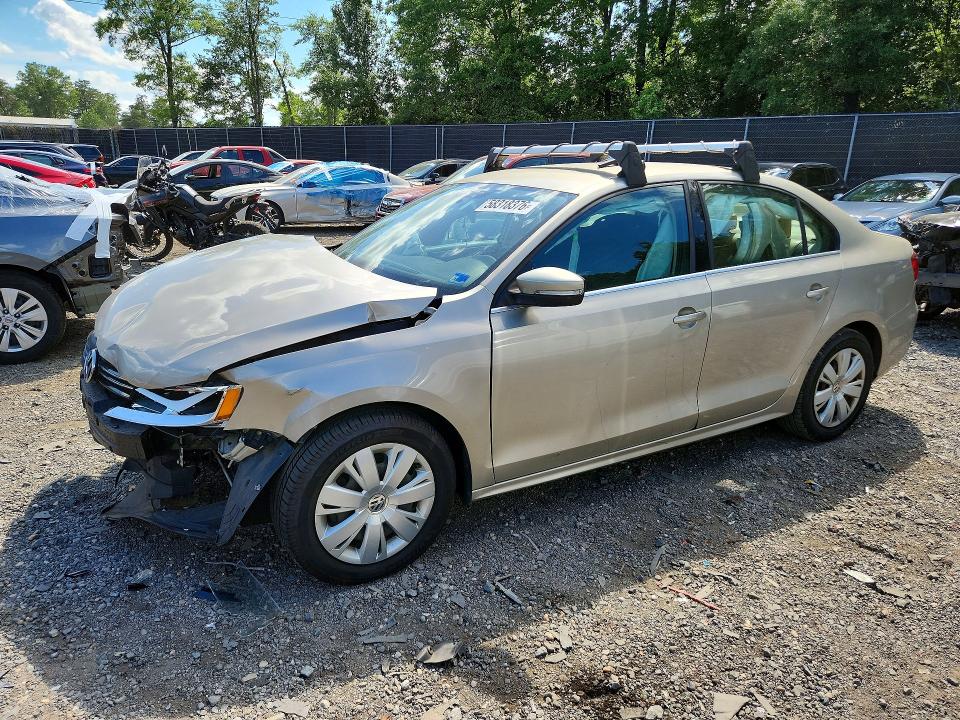 2013 Volkswagen Jetta მანქანა იყიდება აუქციონზე, vin: 3VWDP7AJXDM276120, აუქციონის ნომერი: 58318376