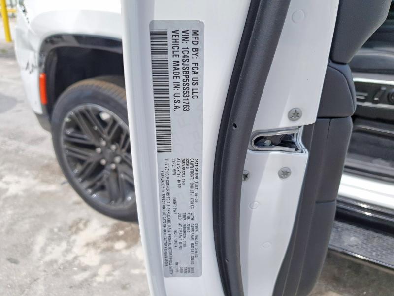 56332406 :رقم المزاد ، 1C4SJSBP5SS531763 vin ، 2025 Jeep Wagoneer مزاد بيع