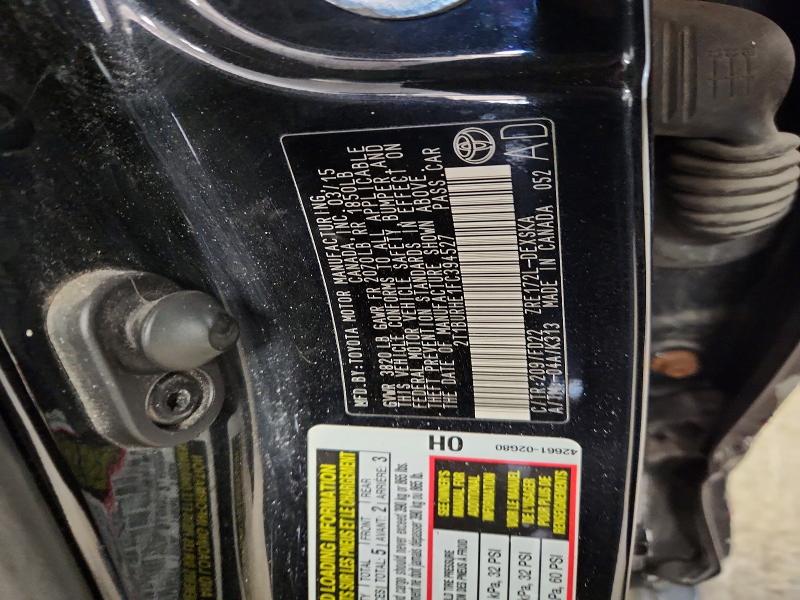 58408476 :رقم المزاد ، 2T1BURHE1FC394527 vin ، 2015 Toyota Corolla مزاد بيع