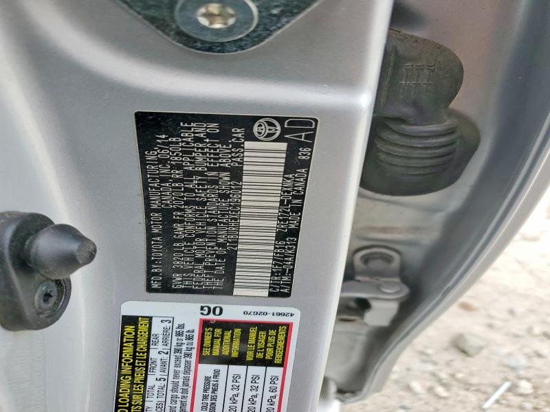 Продаж на аукціоні авто 2014 Toyota Corolla, vin: 2T1BURHEXEC196012, номер лоту: 55273066