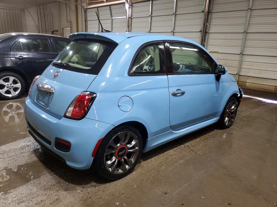 56152306 :رقم المزاد ، 3C3CFFKRXHT535723 vin ، 2017 Fiat 500 مزاد بيع