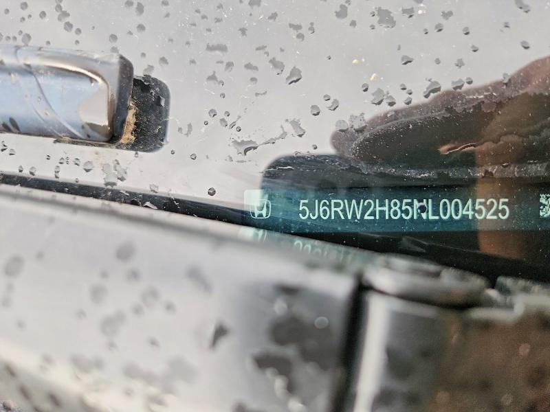 52338136 :رقم المزاد ، 2HKRW2H8XLH635777 vin ، 2020 Honda Cr-v مزاد بيع