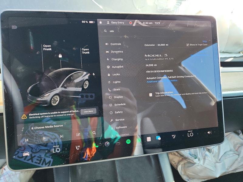Aukcja sprzedaży 2021 Tesla Model 3, vin: 5YJ3E1EA9MF838492, numer aukcji: 57275136