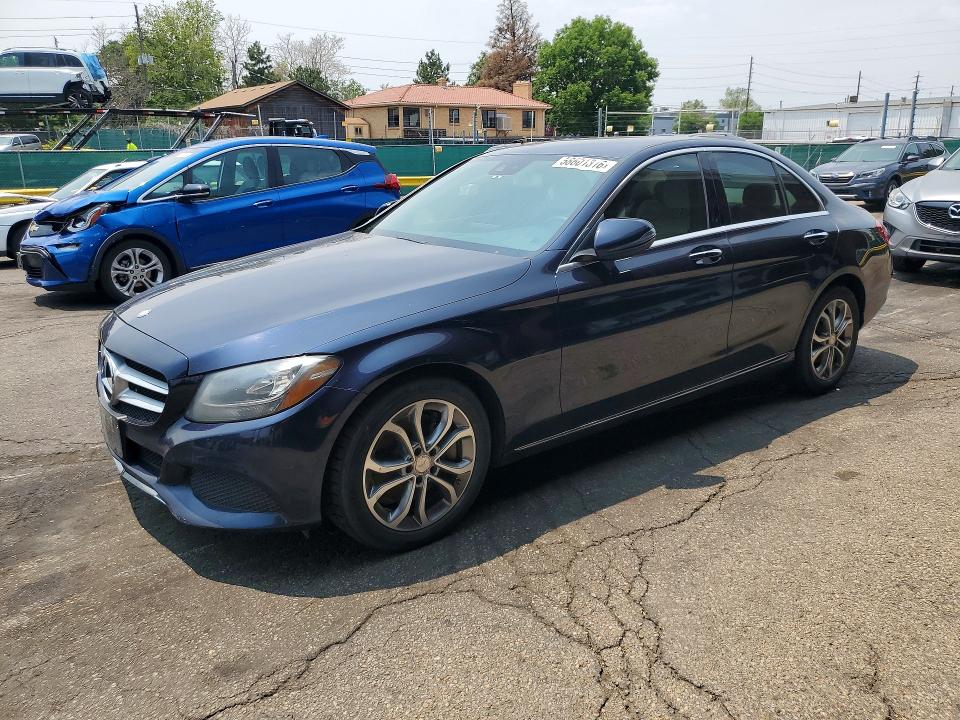 58601316 :رقم المزاد ، 55SWF4JB5GU153502 vin ، 2016 Mercedes-benz C مزاد بيع