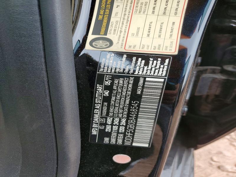 Aukcja sprzedaży 2011 Mercedes-benz E, vin: WDDHF5GB0BA468545, numer aukcji: 57437536