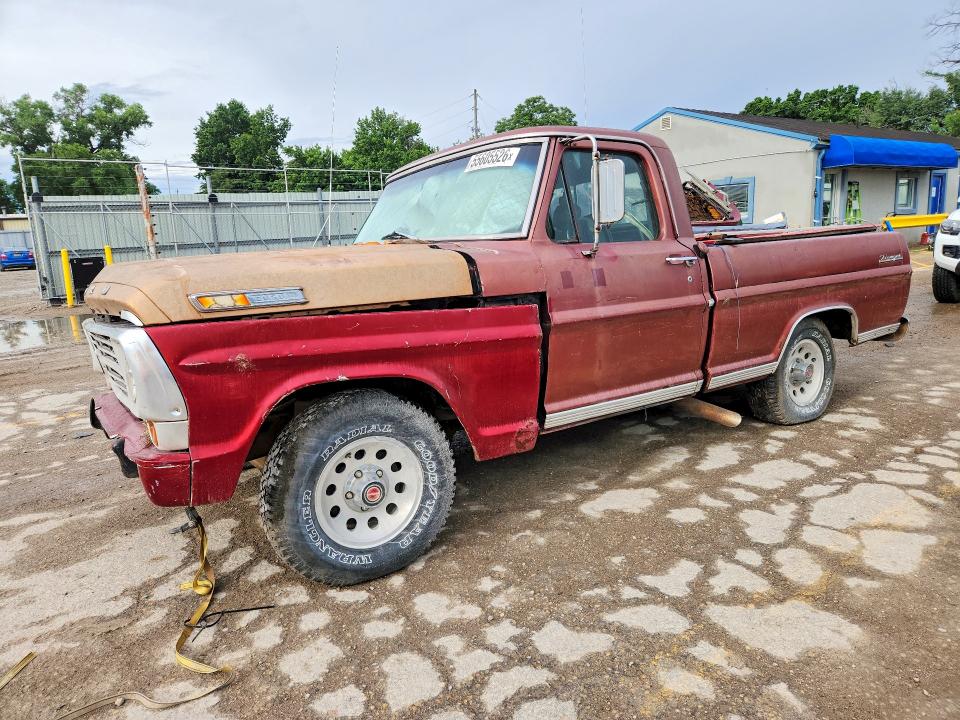 1967 Ford F100 მანქანა იყიდება აუქციონზე, vin: F10YRB16704000000, აუქციონის ნომერი: 55605526