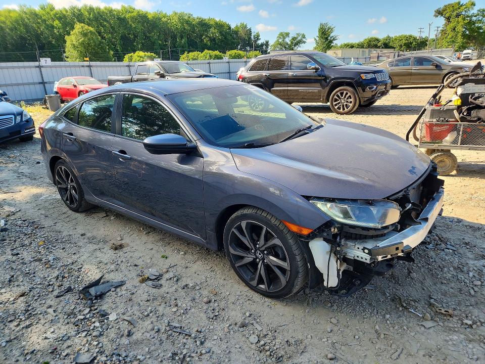 56058296 :رقم المزاد ، 2HGFC2F8XLH521352 vin ، 2020 Honda Civic مزاد بيع